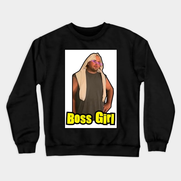 Boss Girl Crewneck Sweatshirt by DarkwingDave